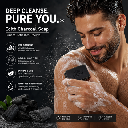 Detox Charcoal Soap for Deep Pore Cleansing | Charcoal Detox Soap