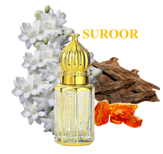 SUROOR (for Men & Women) | Pure Jasmine and Oud Premium Fragrance
