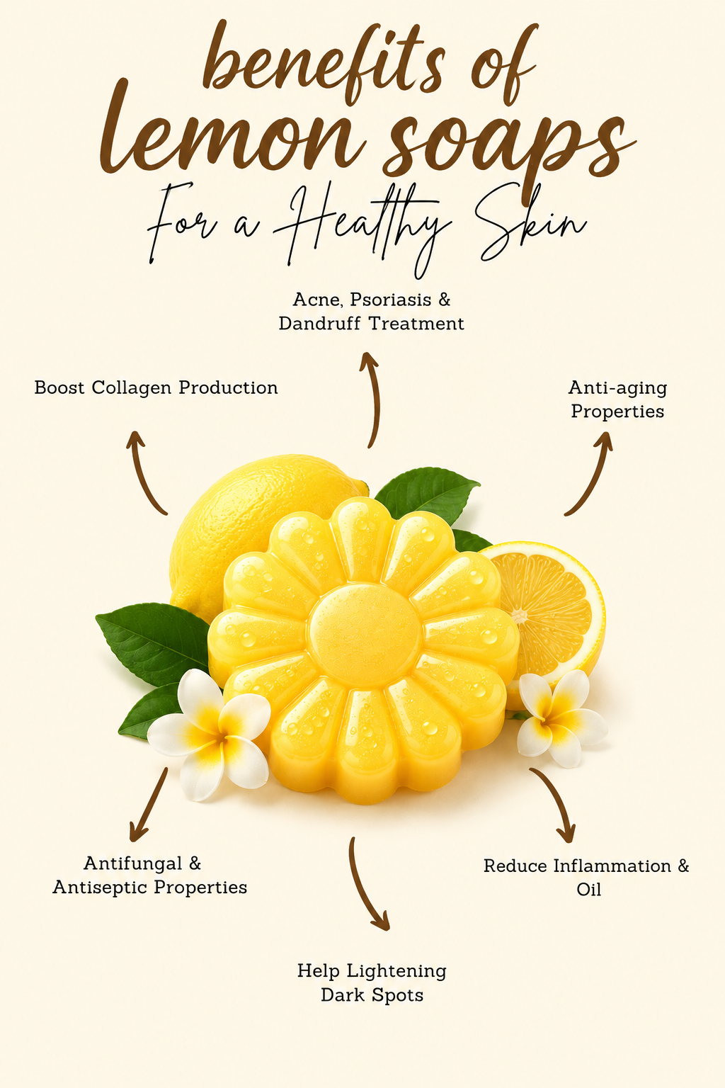 Lemon Soap for Skin Brightening | Vitamin C Natural Soap