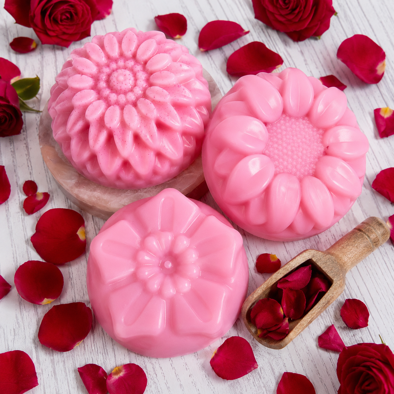Rose Soap for Glowing & Hydrated Skin | Natural Floral Soap