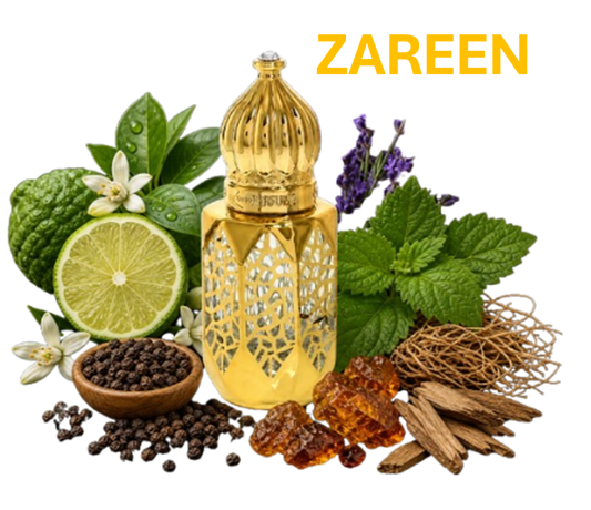 ZAREEN (for Men & Women) | Premium Warm Amber-woody Fragrance