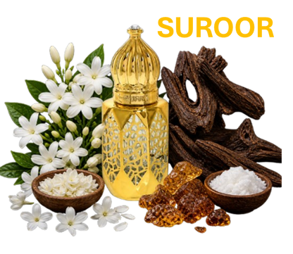 SUROOR (for Men & Women) | Pure Jasmine and Oud Premium Fragrance