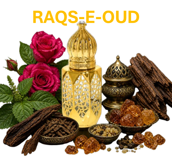 RAQS-E-OUDH (for Men & Women) | Pure Rose and Patchouli Premium Fragrance