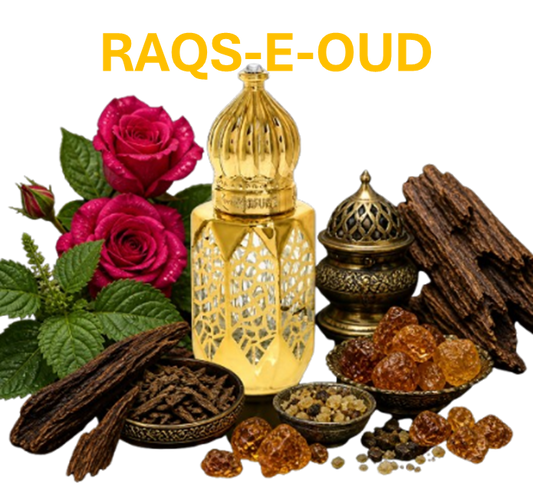 RAQS-E-OUDH (for Men & Women) | Pure Rose and Patchouli Premium Fragrance