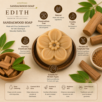 Sandalwood Soap for Glowing Skin | Natural Chandan Soap Online