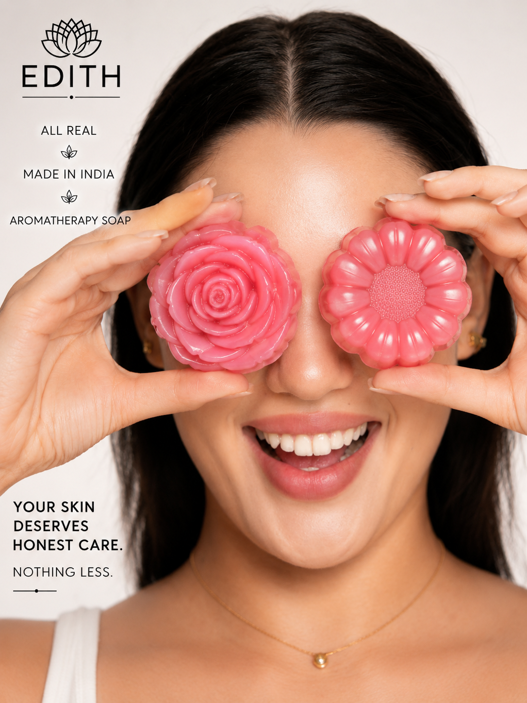 Rose Soap for Glowing & Hydrated Skin | Natural Floral Soap