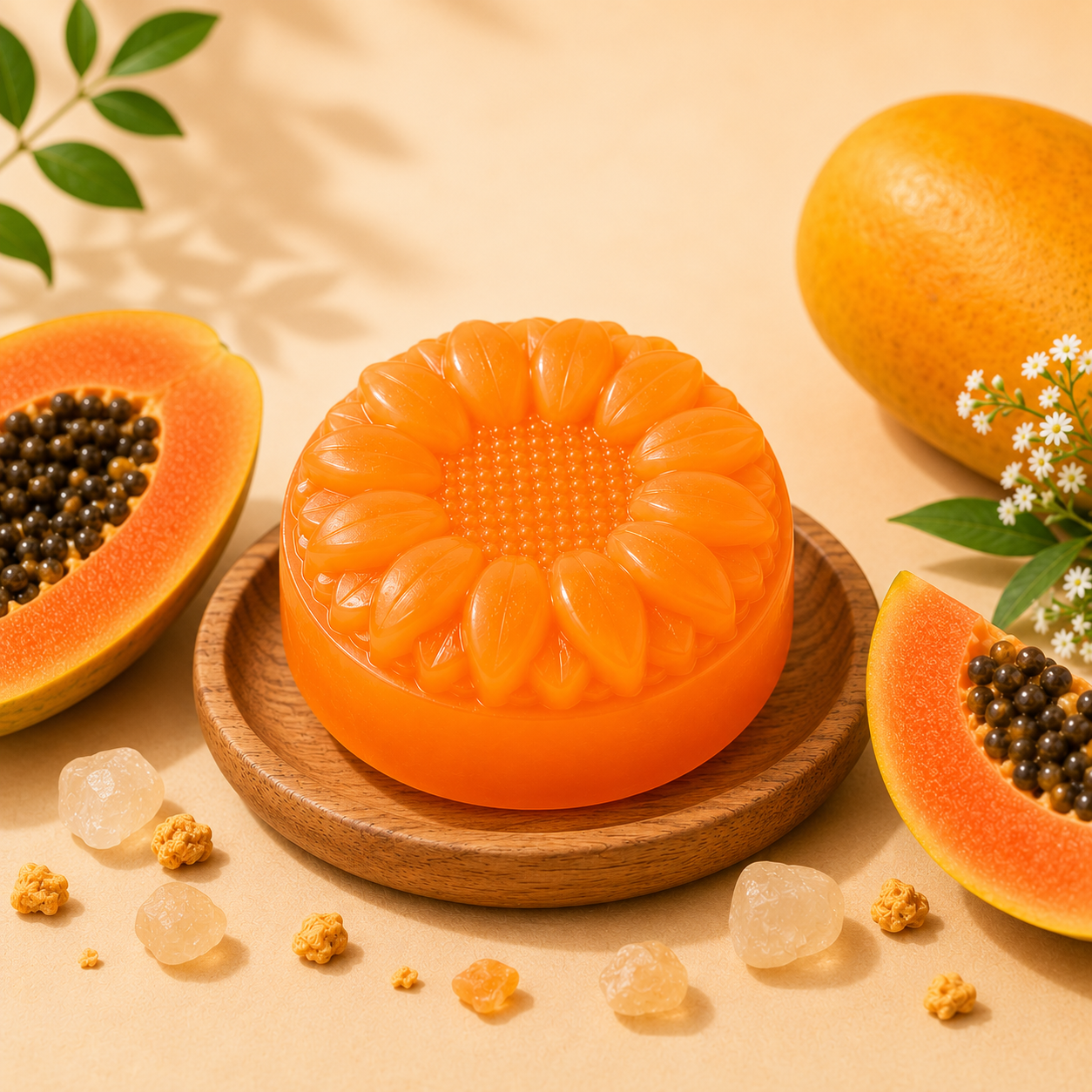 Papaya Soap for Skin Whitening & Exfoliation | Natural Enzyme Soap
