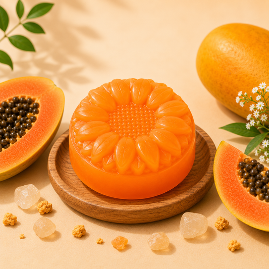 Papaya Soap for Skin Whitening & Exfoliation | Natural Enzyme Soap